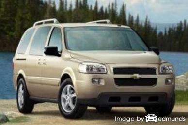 Insurance rates Chevy Uplander in Jacksonville