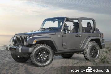 Insurance quote for Jeep Wrangler in Jacksonville