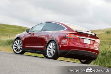 Insurance quote for Tesla Model X in Jacksonville