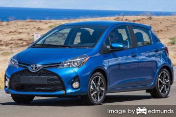 Insurance quote for Toyota Yaris in Jacksonville