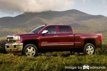 Insurance rates Chevy Silverado 2500HD in Jacksonville