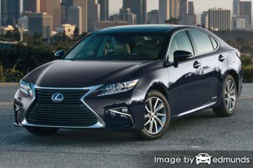 Insurance rates Lexus ES 300h in Jacksonville