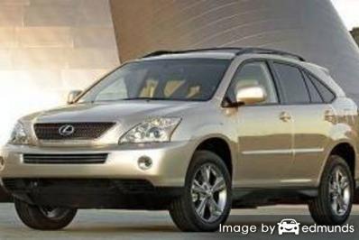 Insurance rates Lexus RX 400h in Jacksonville