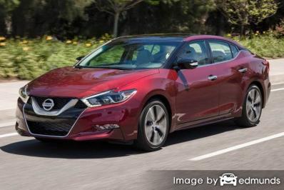 Insurance rates Nissan Maxima in Jacksonville