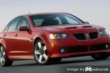 Insurance rates Pontiac G8 in Jacksonville