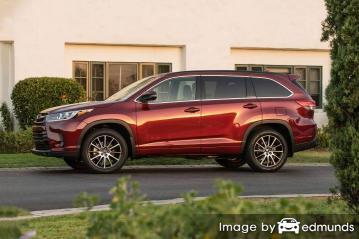 Insurance rates Toyota Highlander in Jacksonville