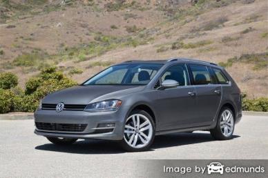 Insurance rates Volkswagen Golf SportWagen in Jacksonville